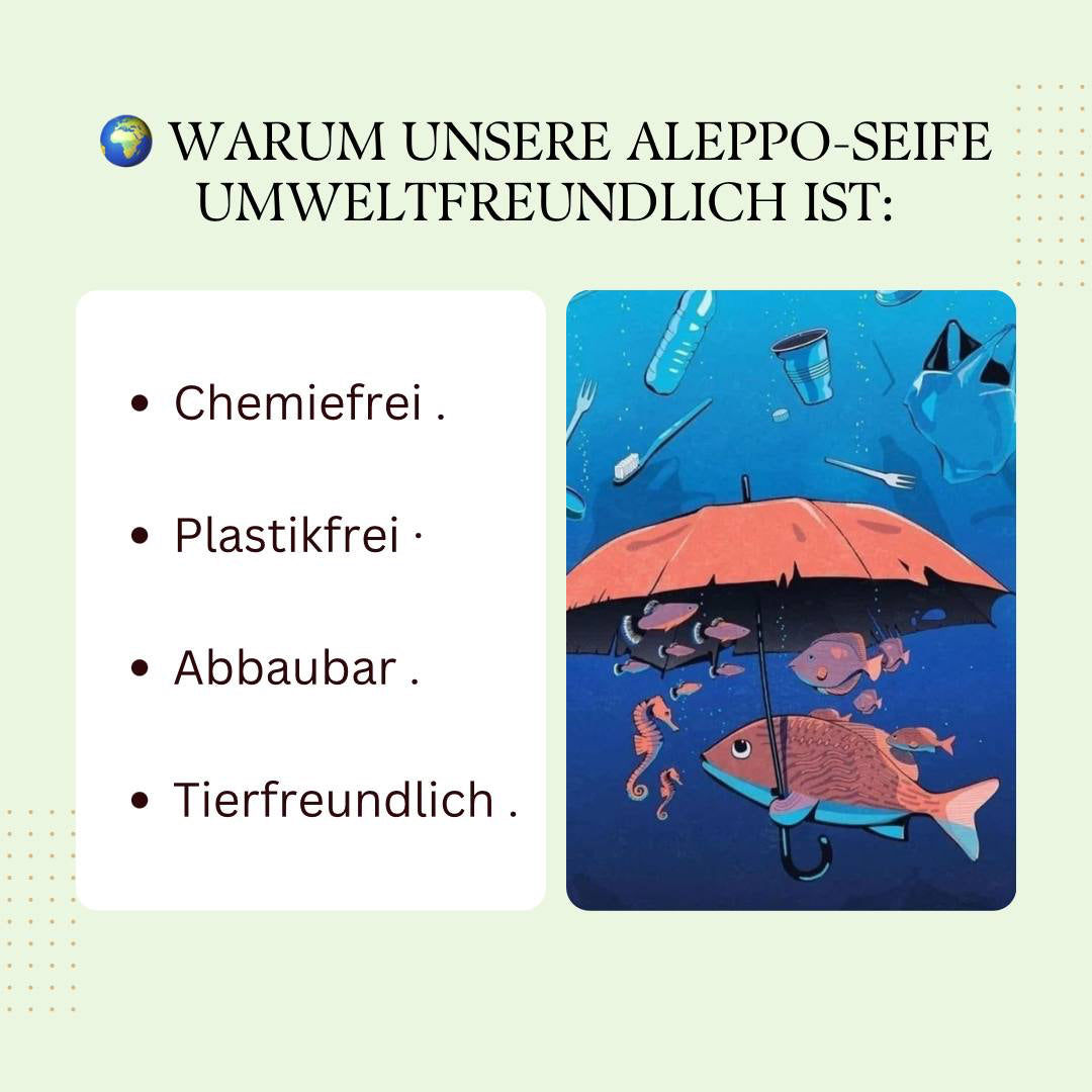 Aleppo Olivenölseife ca. 190g – Unverpackte, Naturseife, empfindliche Haut, Haarseife.
