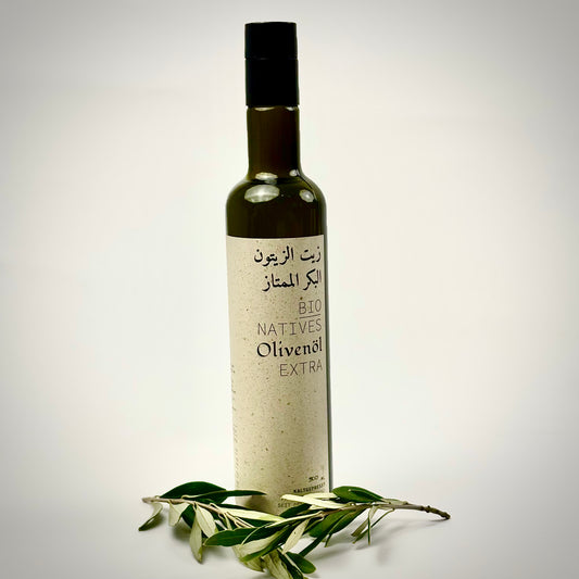 BIO Natives Olivenöl Extra 500ml - Kaltgepresstes Premium-Olivenöl aus erster Pressung. (Kopie)